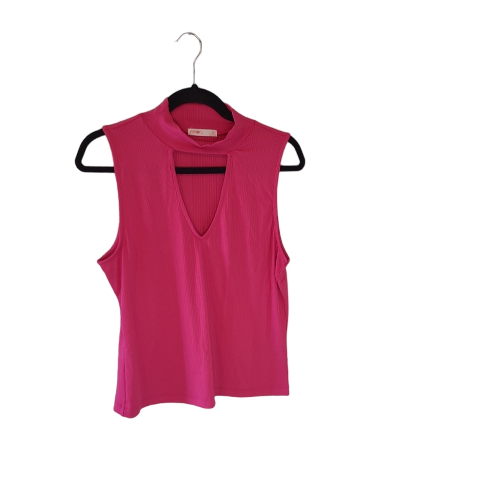Intempo pink top. Size XL. Triangle cut in the front.  Sleeveless